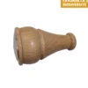Appeau merle noir en bois de couleur beige