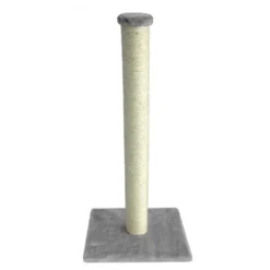 Arbre à chat griffoir gris Europet Classic High post - Ø 40 x H 90 cm