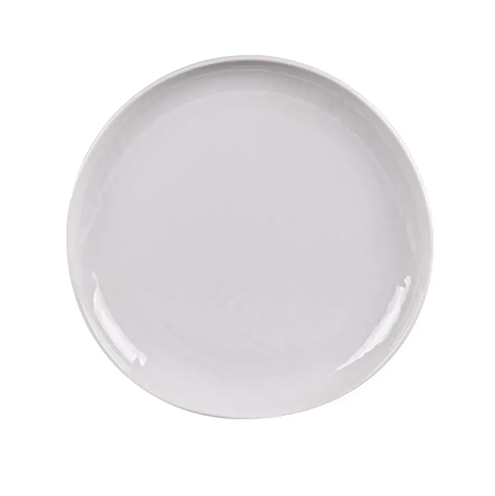 Assiette à dessert en porcelaine blanche Ecume - Ø 20 cm