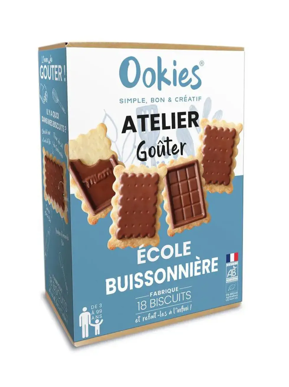 Atelier goûter école buissonnière Ookies®