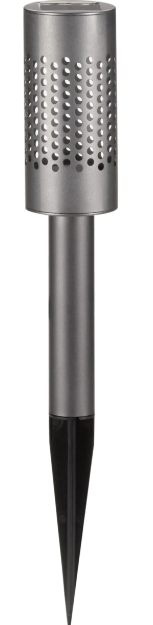 Balise pour extérieur SolStar coloris gris effet blanc froid en métal Smartgarden - 42 x 6,4 x 5,4 cm
