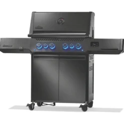 Barbecue gaz noir connecté Napoléon Prestige 500 Phantom 4 brûleurs - 168 x 67 x 127 cm