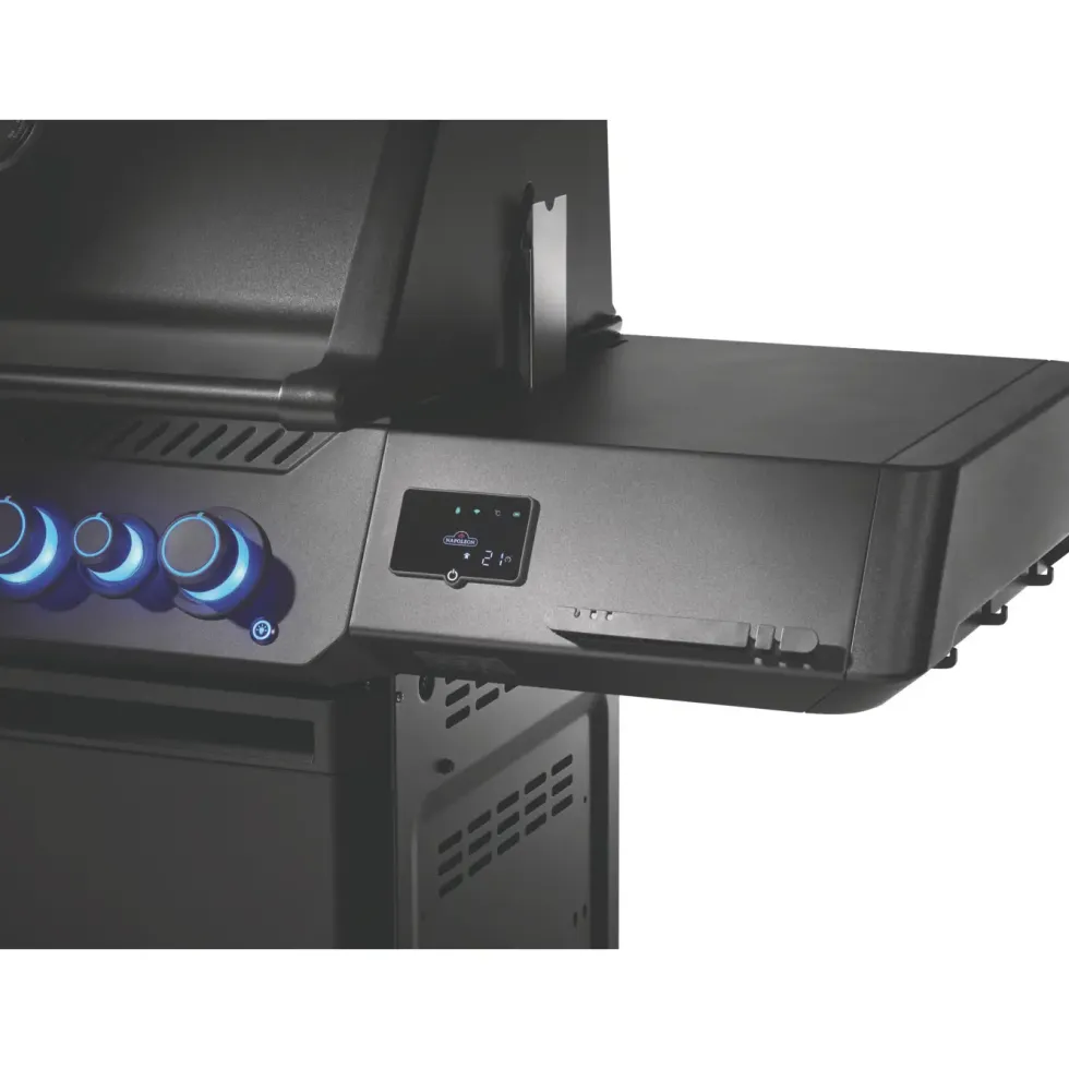 Barbecue gaz noir connecté Napoléon Prestige 500 Phantom 4 brûleurs - 168 x 67 x 127 cm