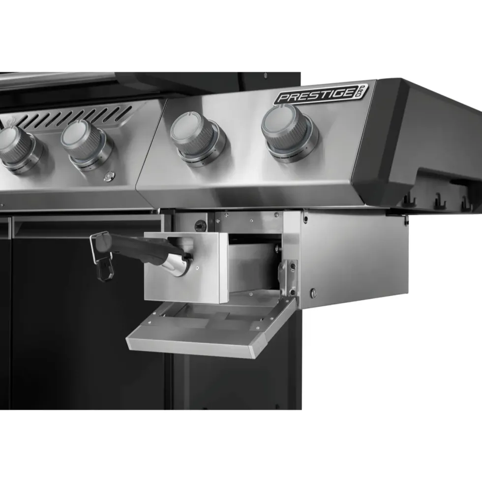 Barbecue gaz noir Napoléon Prestige Pro 500 4 brûleurs - 166 x 66 x 129,5 cm