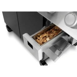 Barbecue gaz noir Napoléon Prestige Pro 500 4 brûleurs - 166 x 66 x 129,5 cm