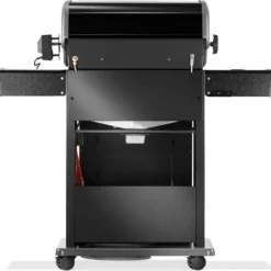 Barbecue gaz Rogue avec 3 brûleurs et réchaud latéral coloris noir Napoléon - 130 x 64 x 122 cm