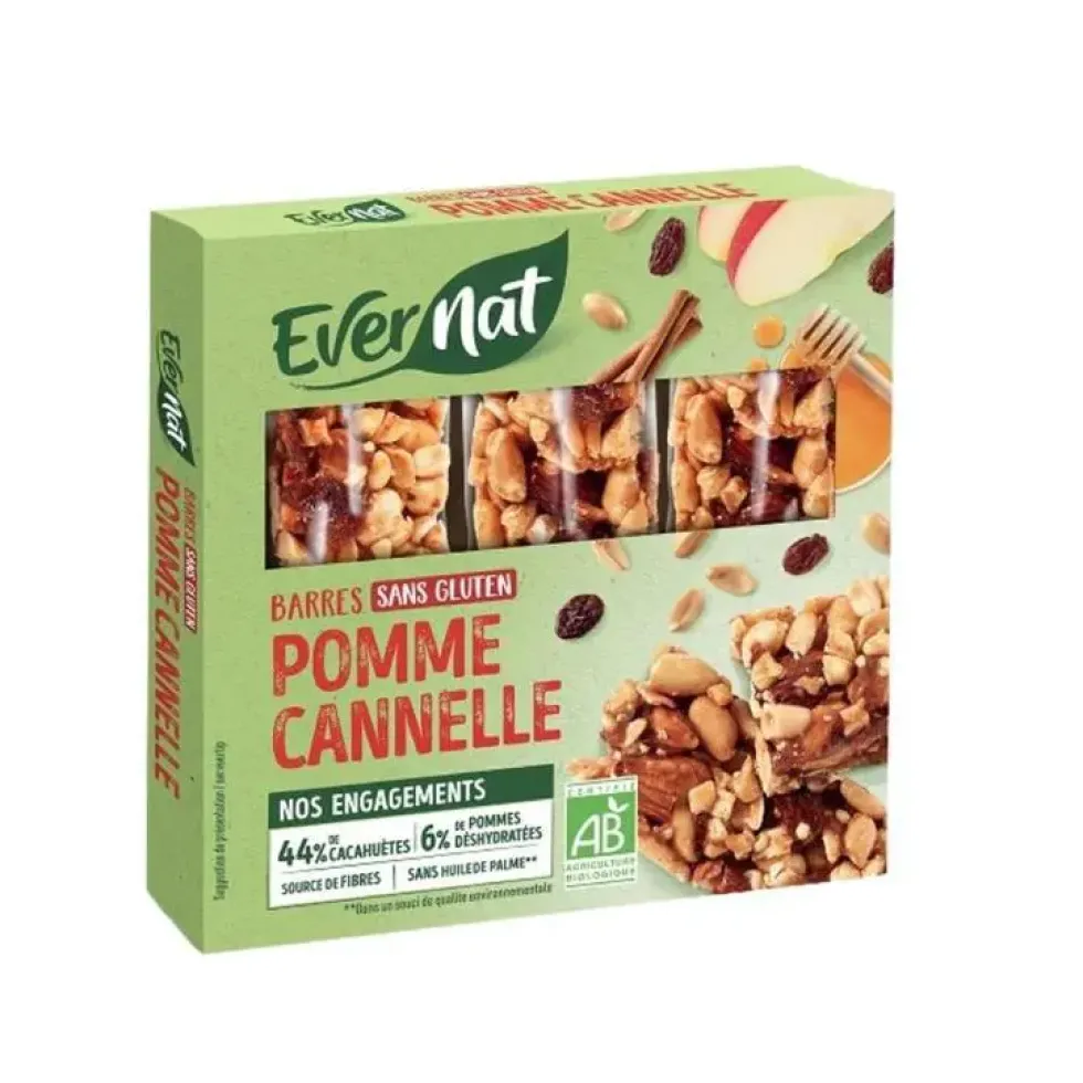 Barre pomme cannelle 3 x 25 g