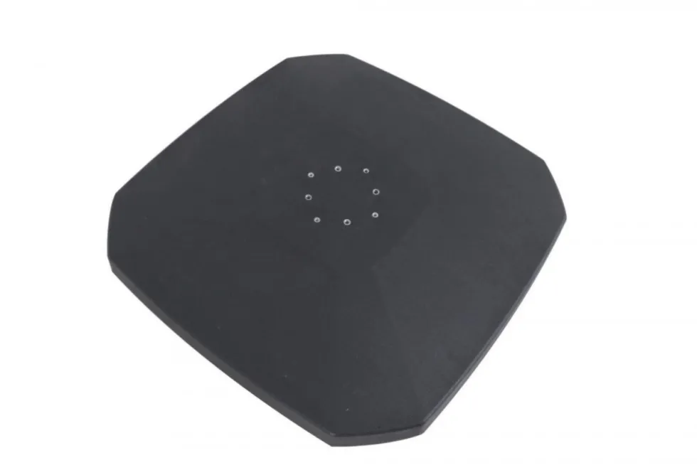 Base de parasol robuste en béton avec roulettes - 90 kg