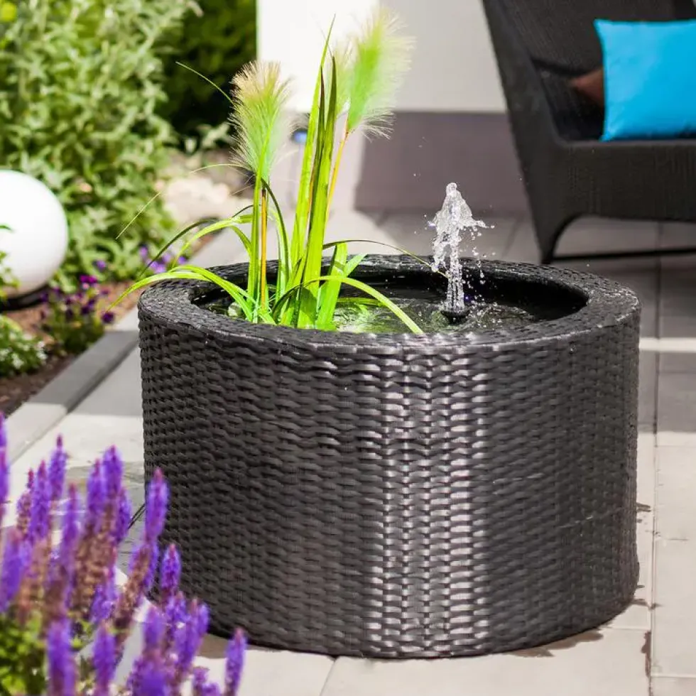 Bassin pour Patio solaire en rotin