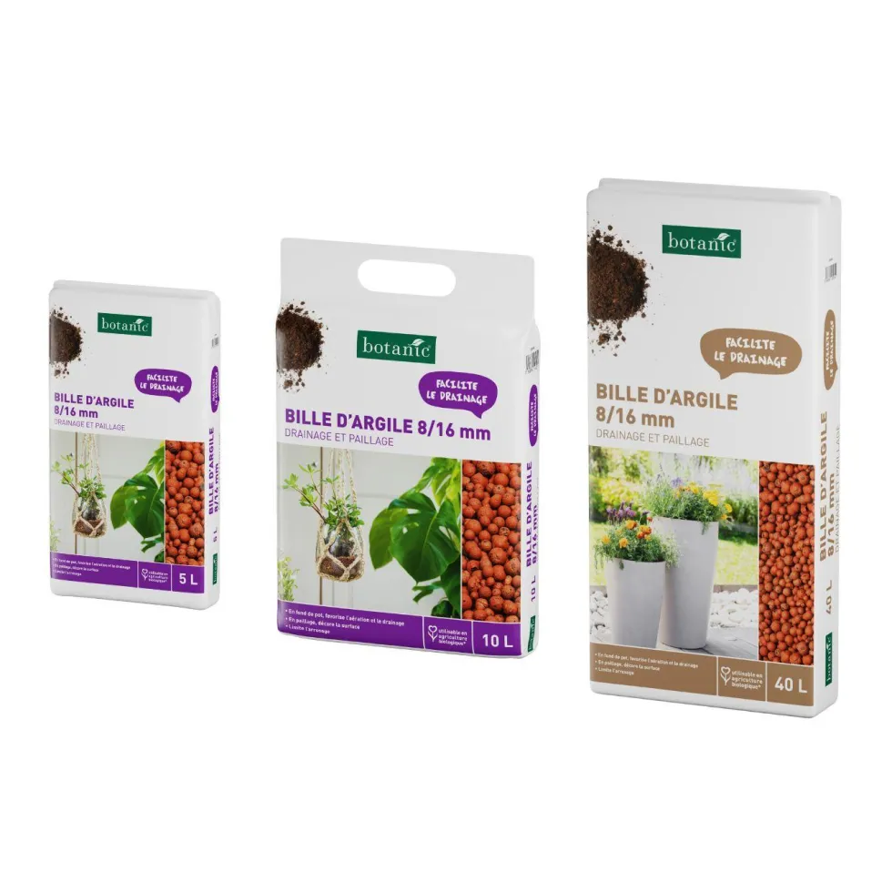 Billes d'argile 8/16 mm botanic®