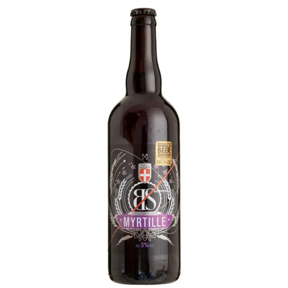 Bière BS bio à la myrtille Brasseurs Savoyards - 75 cl
