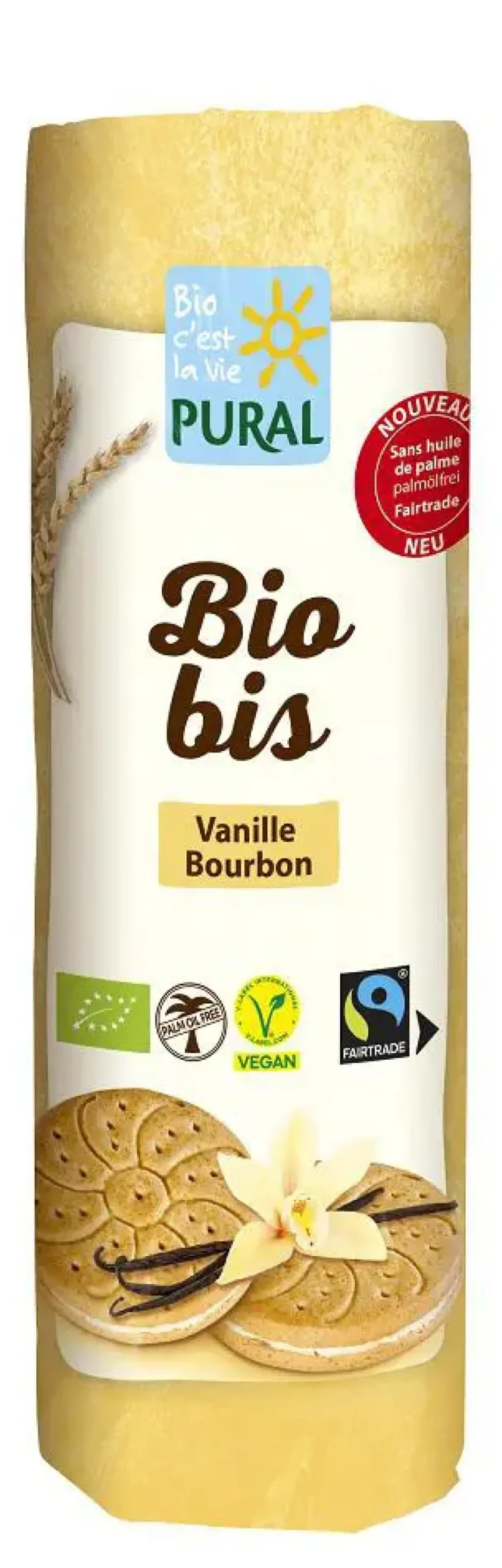 Biscuit Biobis vanille bio Pural - 320 g