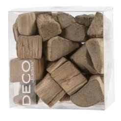 Bois flotté naturel de 20 à 40 mm en boite de 600 ml