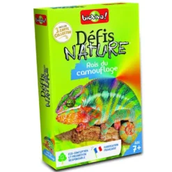 Boite de jeu Défis Nature sur le thème Les rois du camouflage
