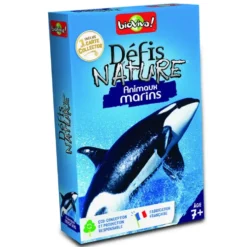 Boite de jeu Défis Nature sur le thème des animaux marins