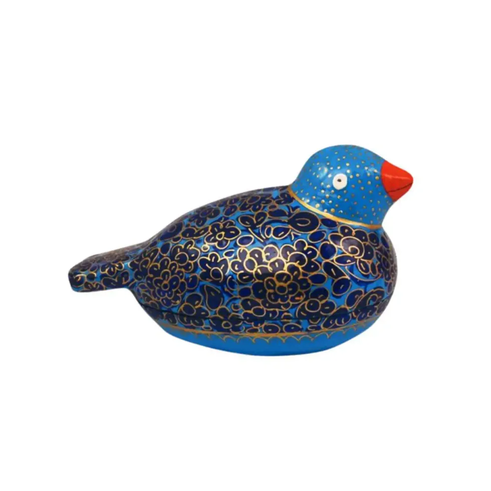 Boite forme oiseau avec friture de chocolat noir bio Taloma - 45 g