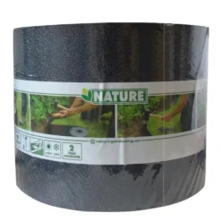 Bordure en polyéthylène recyclé noir épaisseur 3 mm Nature Outside Living - 1000 x 15 cm