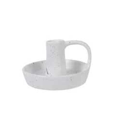Bougeoir en porcelaine - Ø 11 x h 7 cm