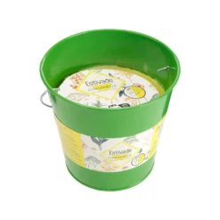 Bougie citronnelle seau Estivade coloris multicolore en cire Denis & Fils - 260 g