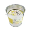 Bougie citronnelle seau galvanisé Estivade coloris gris en cire Denis & Fils - 480 g