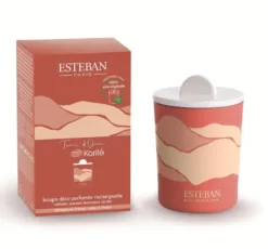 Bougie décorative parfumée senteur terre d'ocre karité Esteban - 180 g