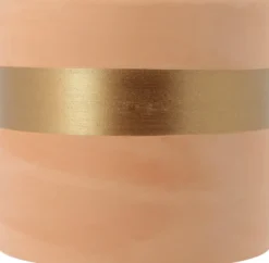 Bougie en cire blanche au géraniol dans pot terracotta avec mèche extérieure - Ø 11 x H 11,5 cm