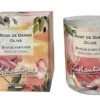 Bougie Lothantique Jardin d'aquarelles Rose de Damas Olive – 160 g