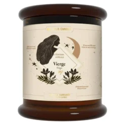 Bougie parfumée Ambre ylang cuir blanc My jolie Candle Astrale vierge - 300 g