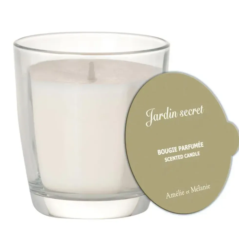 Bougie parfumée senteur jardin secret Amélie et Mélanie Lothantique - 200 g