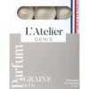 Bougies chauffe-plats beige parfum graine de lin L’Atelier de Denis - L’étui de 24