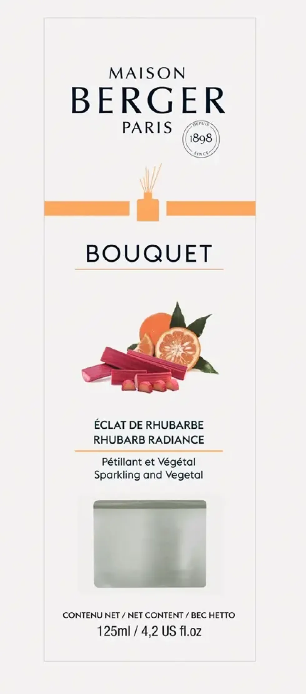Bouquet parfumé senteur éclat de rhubarbe Maison Berger - 125 ml