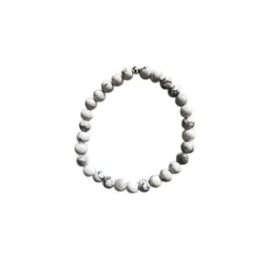 Bracelet howlite 4mm