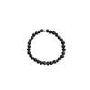 Bracelet obsidienne dorée 8mm