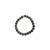 Bracelet quartz fumé marron 4mm