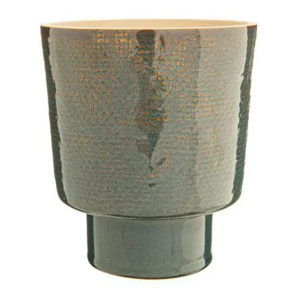 Cache-pot Alto coloris bleu en céramique - Ø 17 cm x 19,5 cm