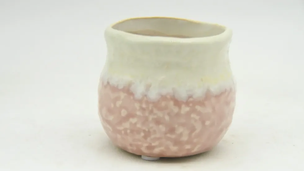 Cache-pot baby artisan coloris multicolore - 8 x 8 x 7 cm