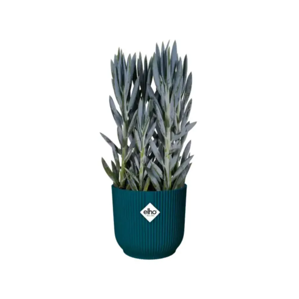 Cache-pot Elho Vibes fold bleu foncé - Ø 16 cm