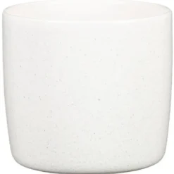 Cache-pot en céramique blanc Scheurich 900 Perla - Ø 15 cm