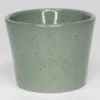 Cache-pot en céramique coloris vert glacé Fresh – Ø 26 x H 20,5 cm