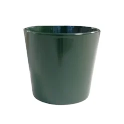 Cache-pot en céramique coloris vert Fresh VE32 - Ø 32 x H 27 cm