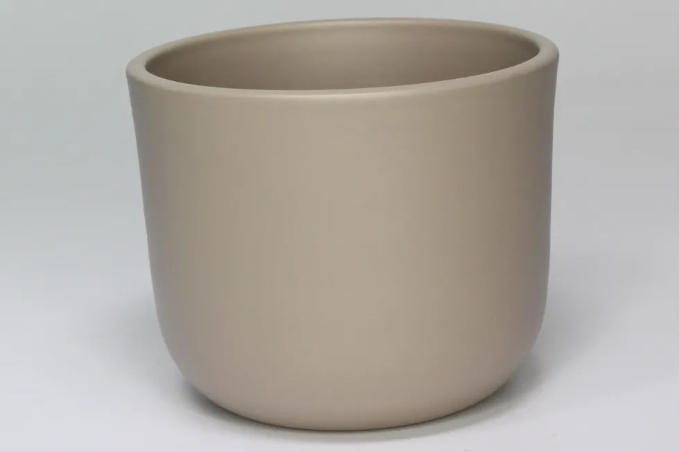 Cache-pot La Belle Verte coloris marron - Ø 13 x 13 cm