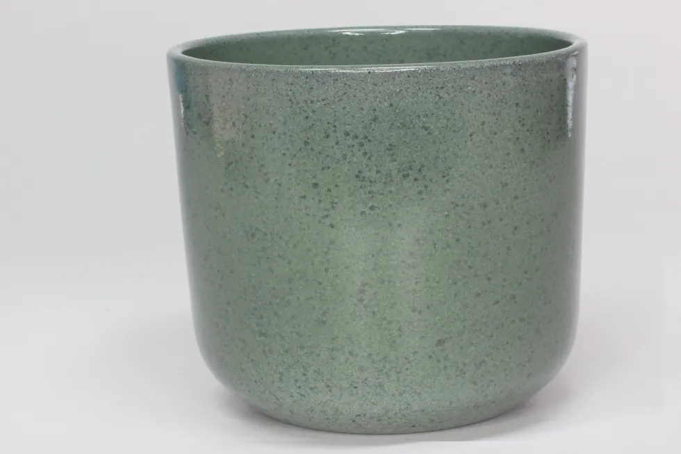 Cache-pot La Belle Verte coloris vert - Ø 13 x 13 cm