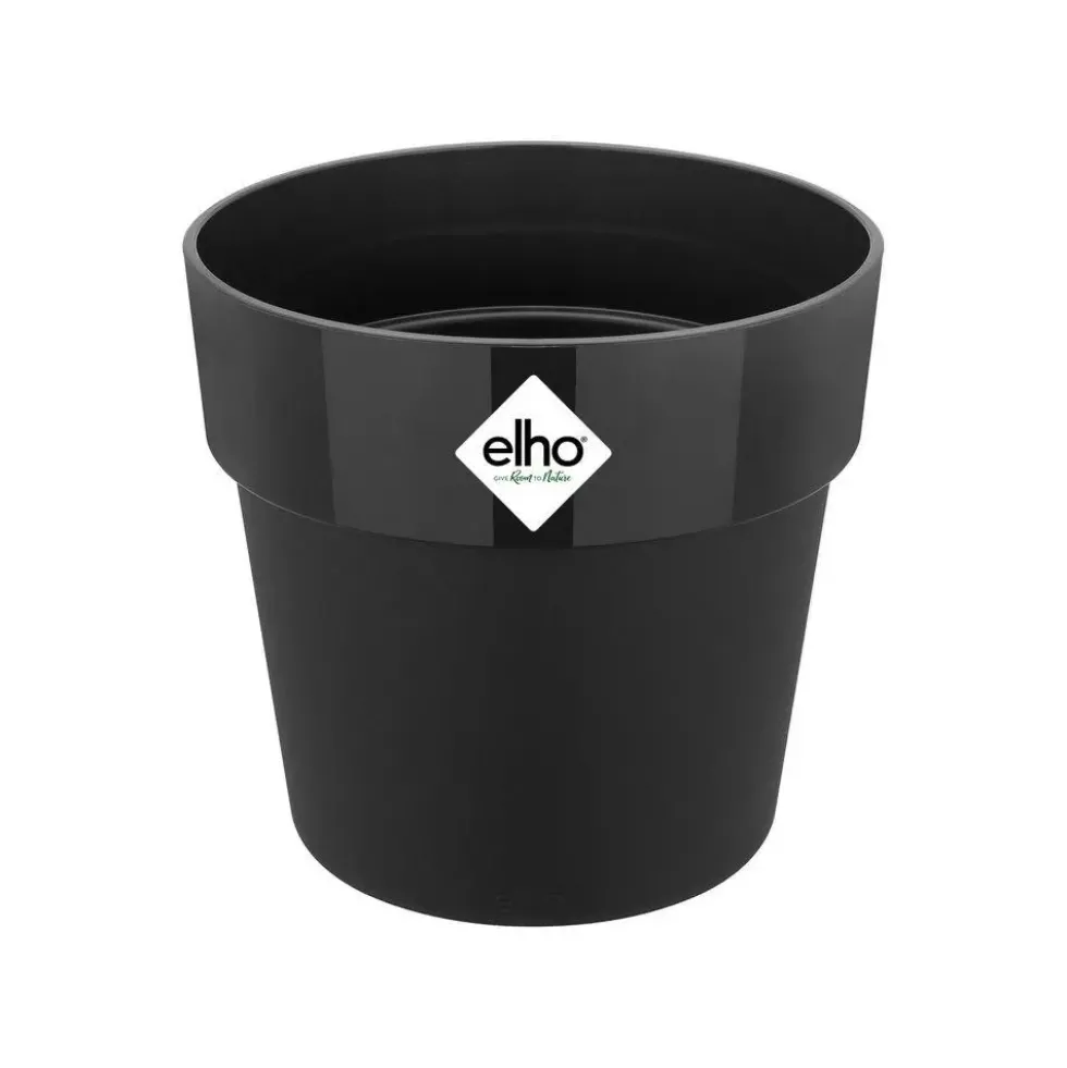Cache-pot living noir Elho B.for Original - Ø 14 cm