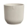 Cache-pot vibes fold coloris blanc en plastique recyclé coloris blanc Elho - Ø 18 cm