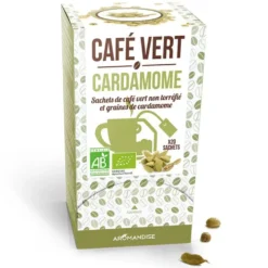 Café vert à la cardamome bio en boite de 120 g