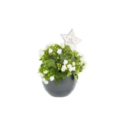 Campanule Like Me Boule Ceramique Gris