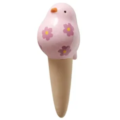 Carotte d’irrigation forme oiseau multicolore Antonia - 6,5 x 8,5 x 19 cm