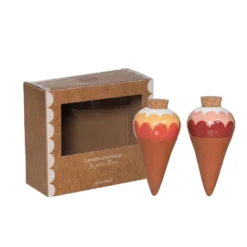 Carottes d’arrosage en céramique Ana x 2 - 11 x 10,5 x 11 cm