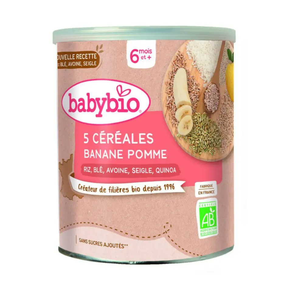 Cereale 3 fruits bio 200 g BABYBIO