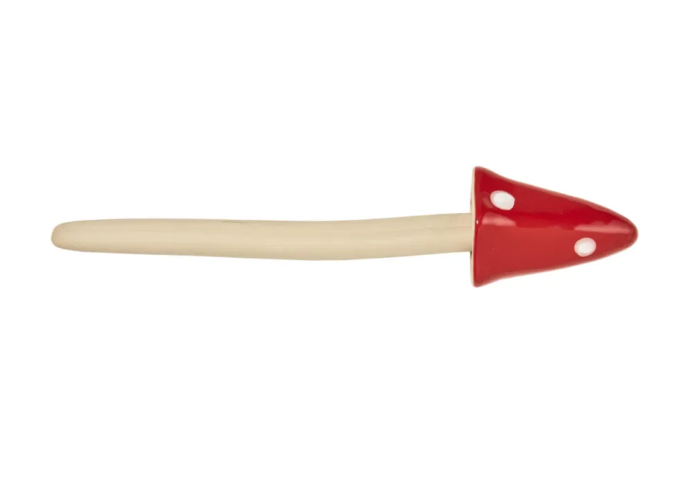Champignon fabuleux décoratif coloris rouge en céramique Smartgarden - 25 x 5,5 x 5,5 cm